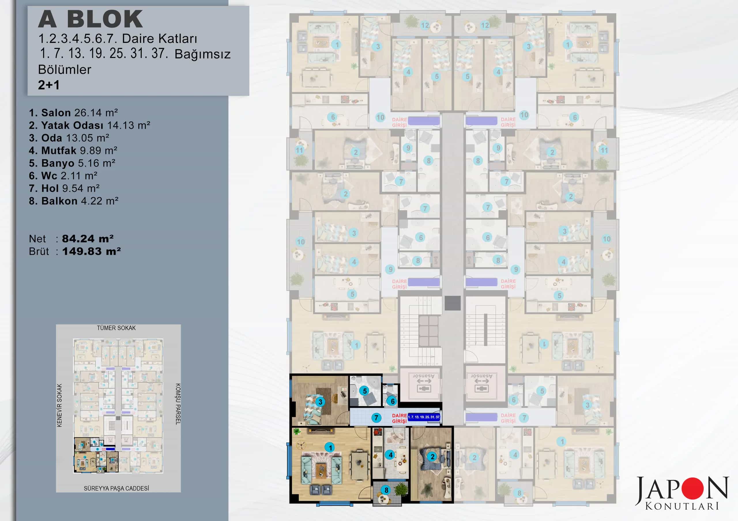Pendik 27 A Blok 19 No'lu 2+1 Daire – Görsel 2