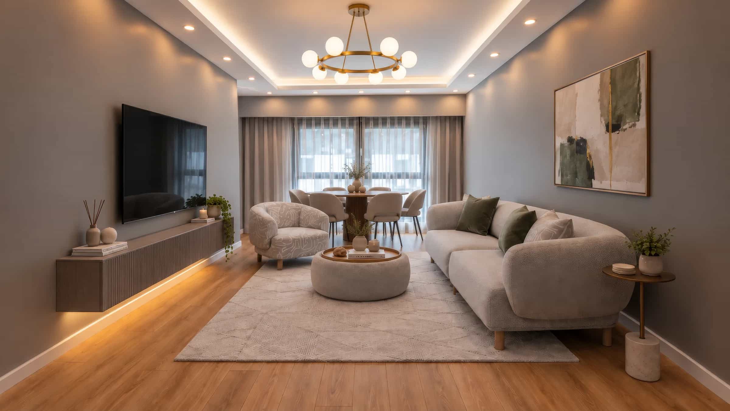 Sancaktepe 25 Japon Konutları B2 Blok 3+1 daire — Salon