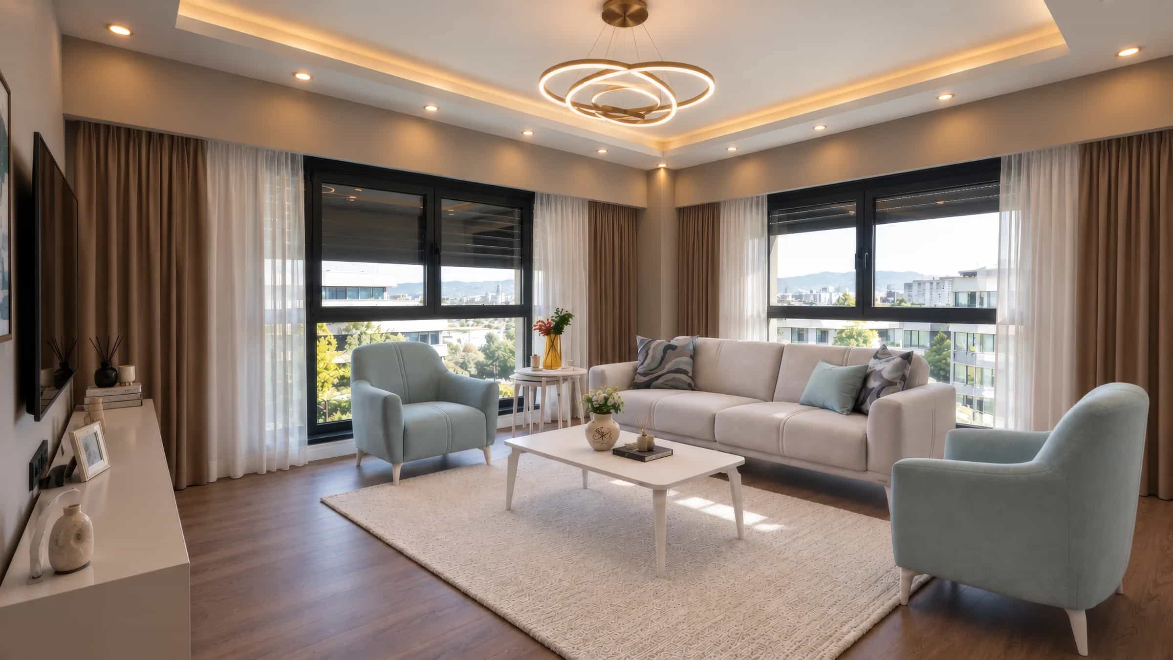 Sancaktepe 25 Japon Konutları B2 Blok 4+1 daire — Salon